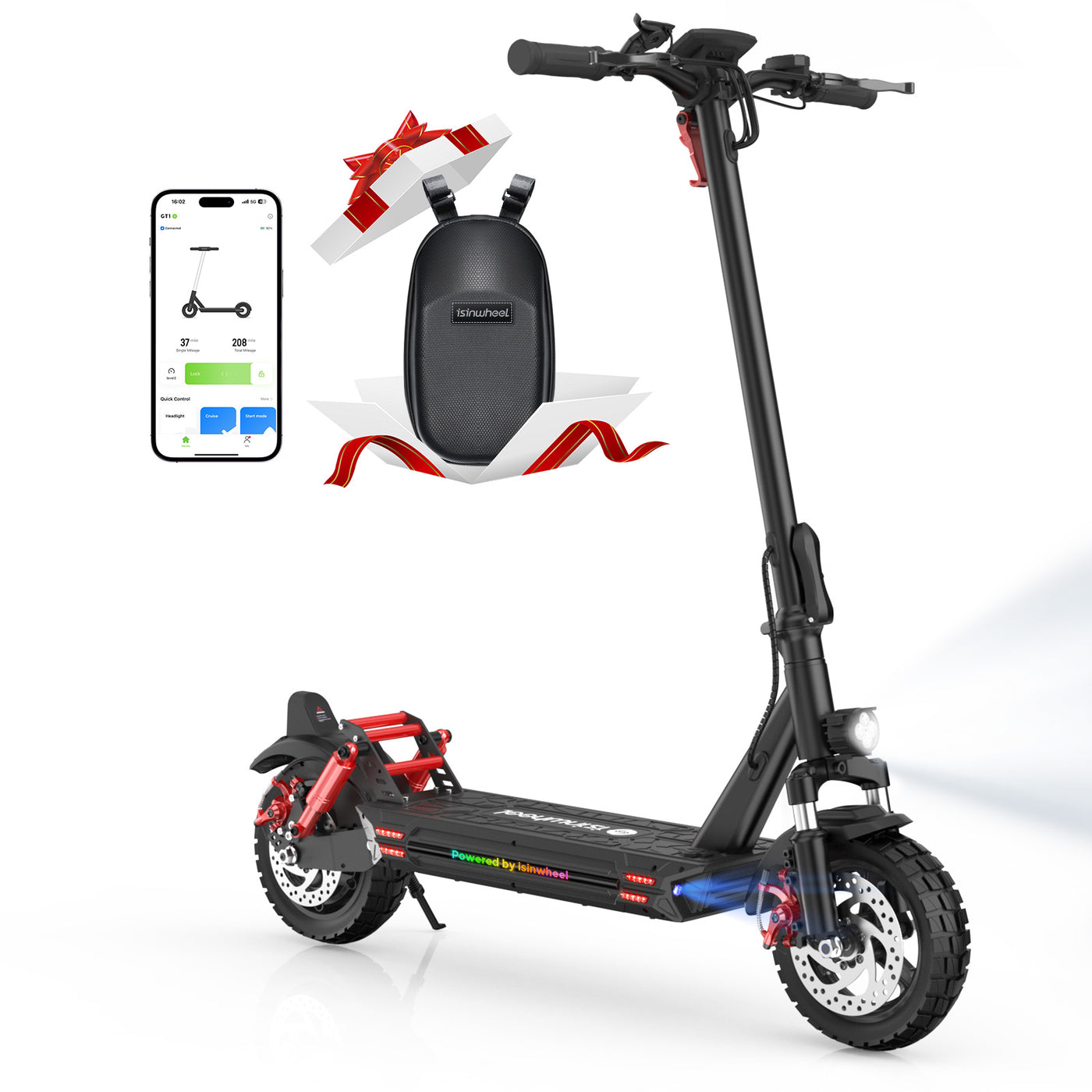 isinwheel® GT1 Off Road Electric Scooter 800W