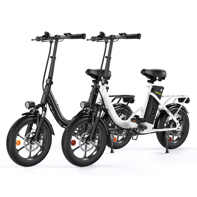 U4 Foldable Step-thru Electric Bike 500W Motor 88km Range