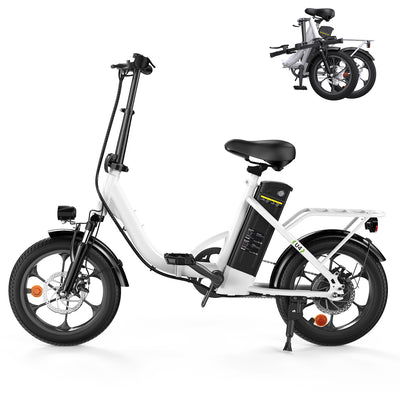 U4 Foldable Step-thru Electric Bike 500W Motor 88km Range