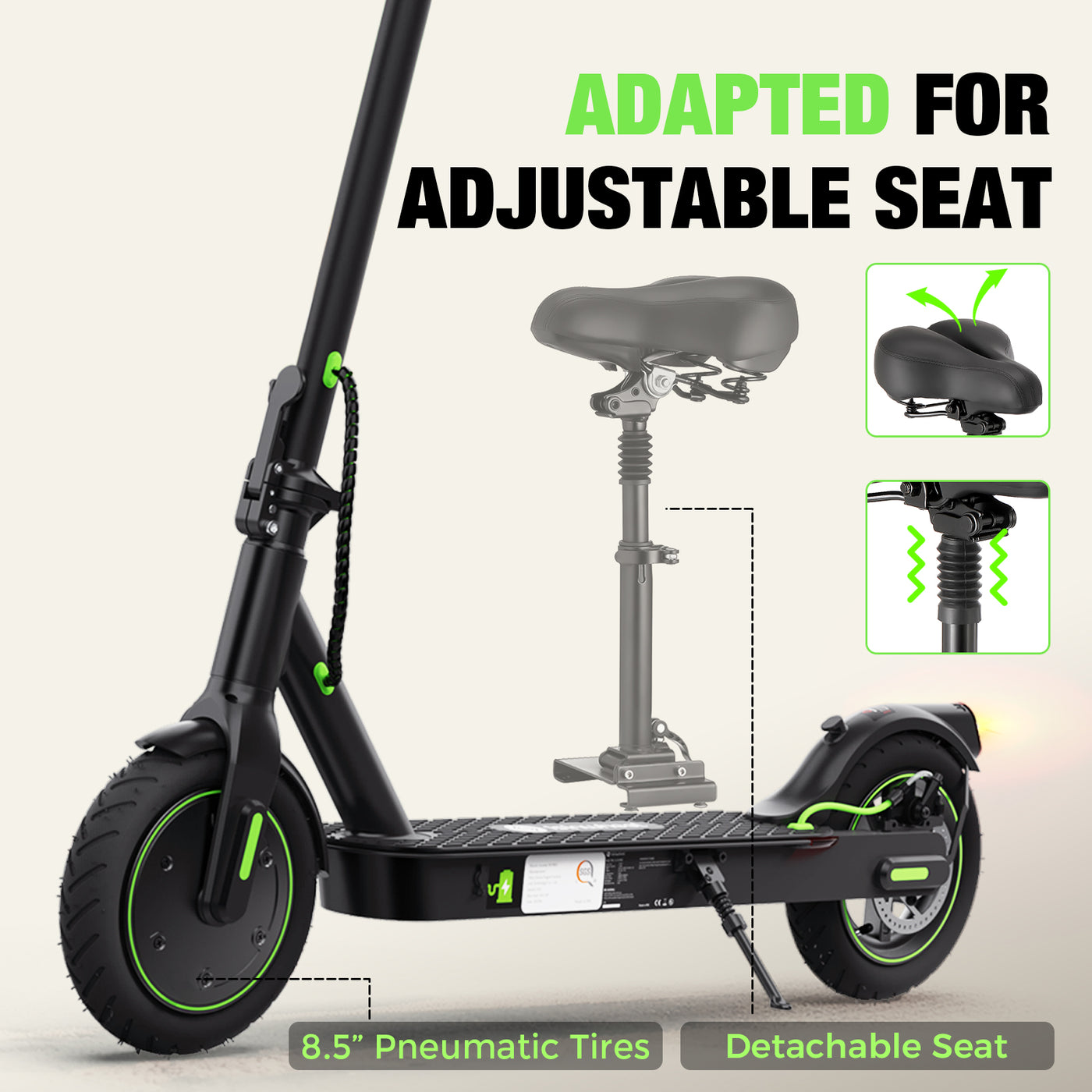 isinwheel® S9Pro Electric Scooter For Adults 350W