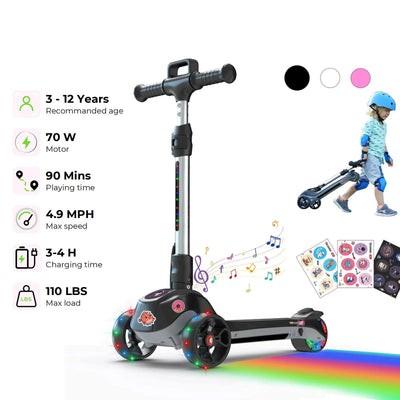 isinwheel® S2 Kids Electric Scooter Height Adjustable