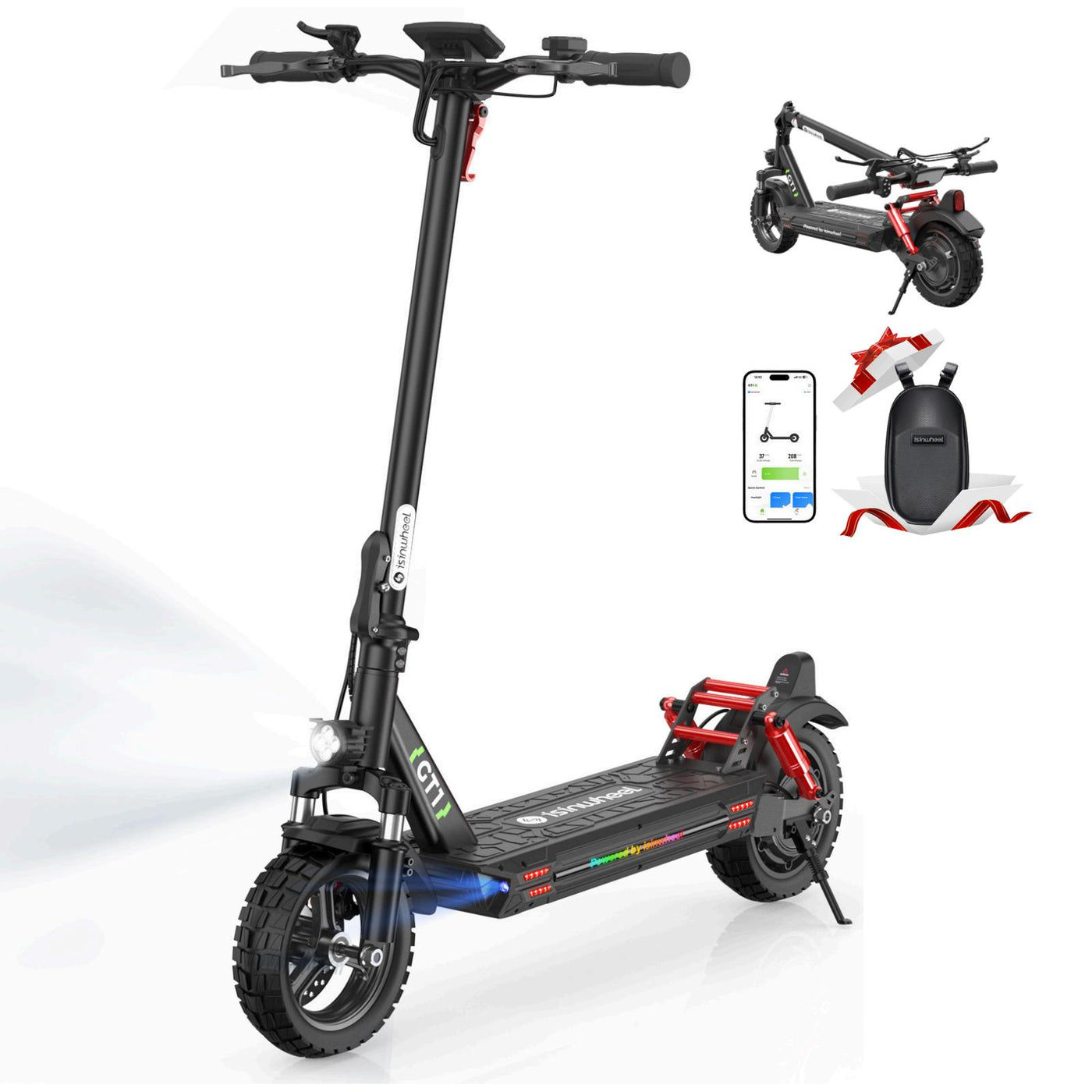 isinwheel® GT1 Off Road Electric Scooter 800W