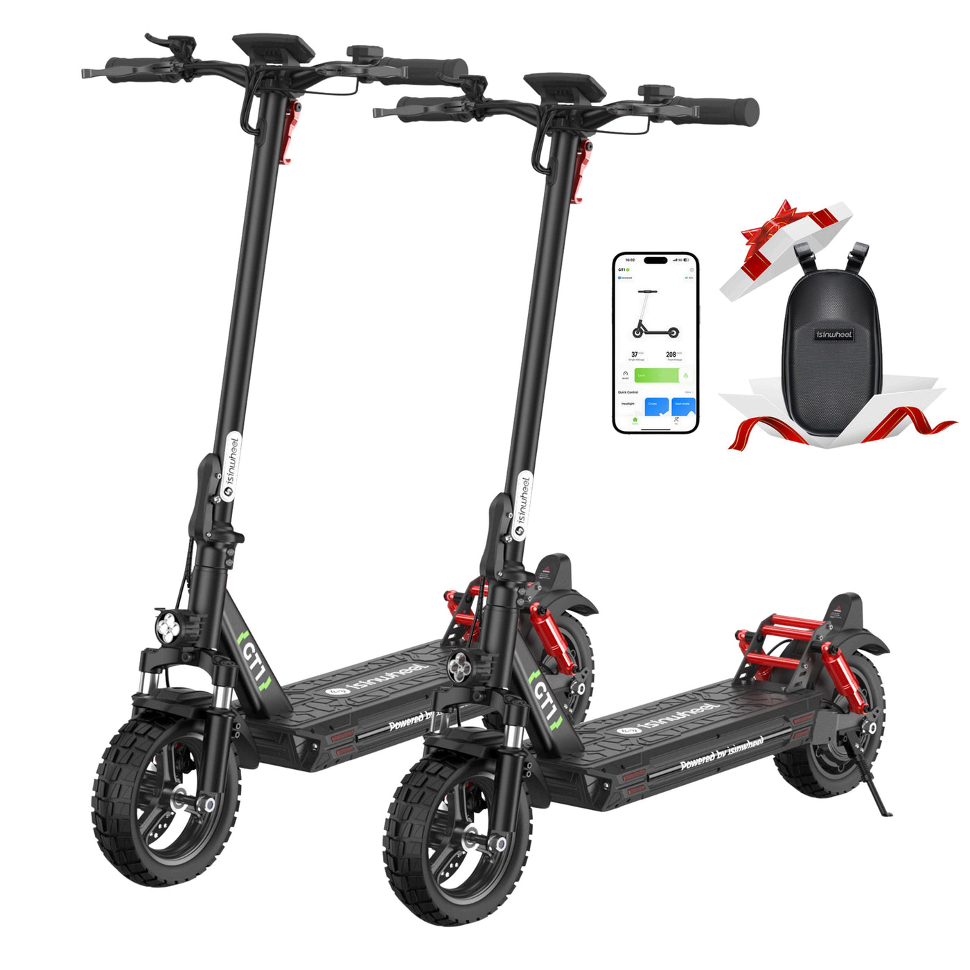 isinwheel® GT1 Off Road Electric Scooter 800W