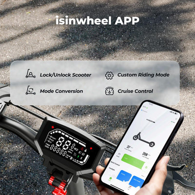 isinwheel® GT1 Off Road Electric Scooter 800W