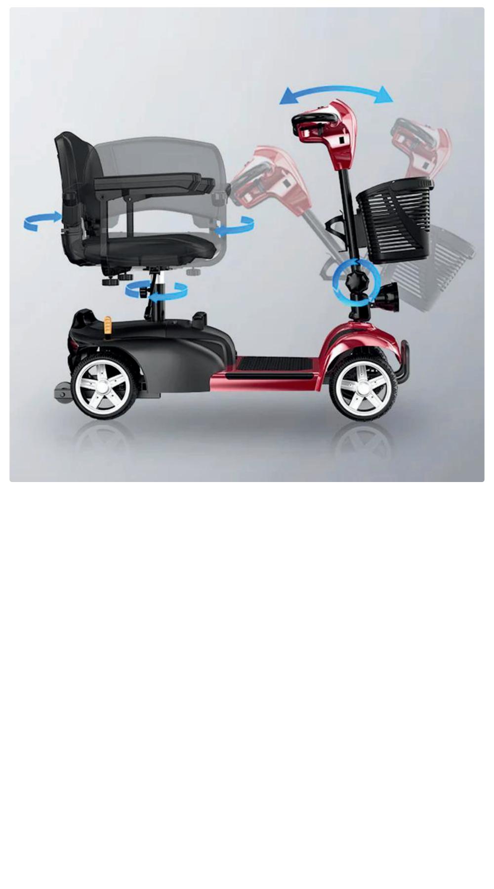 Rotatable Handlebar and Swivel Seat